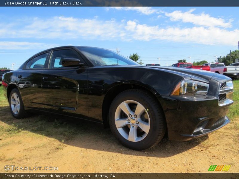Pitch Black / Black 2014 Dodge Charger SE