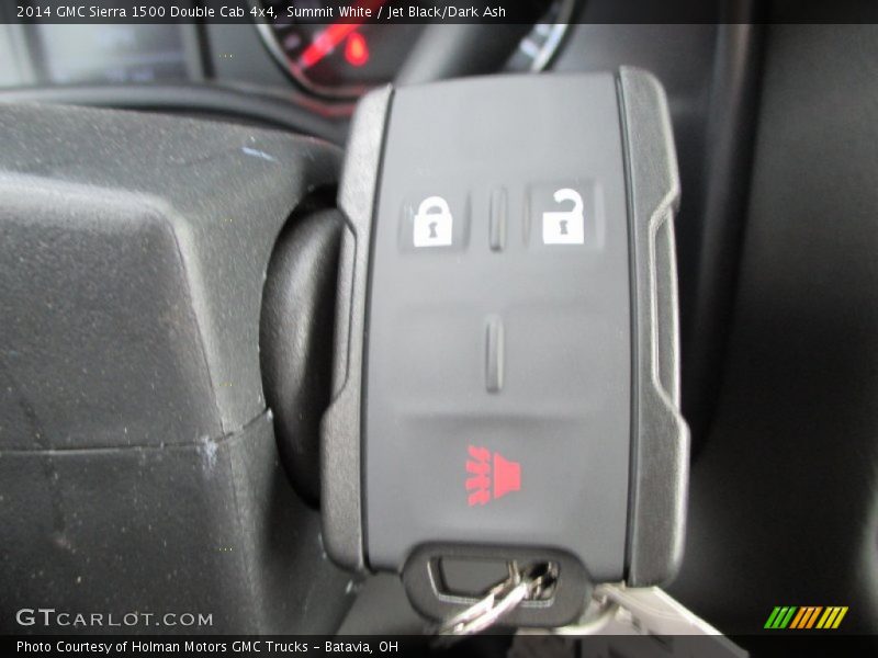 Summit White / Jet Black/Dark Ash 2014 GMC Sierra 1500 Double Cab 4x4