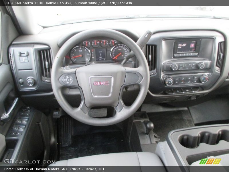 Summit White / Jet Black/Dark Ash 2014 GMC Sierra 1500 Double Cab 4x4