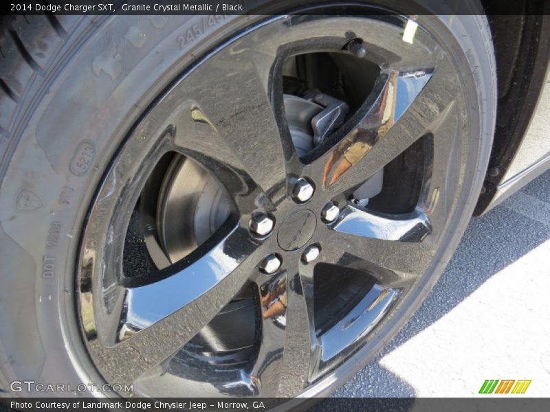 Granite Crystal Metallic / Black 2014 Dodge Charger SXT