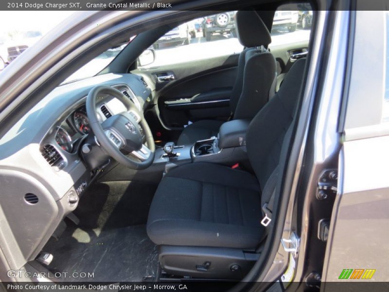 Granite Crystal Metallic / Black 2014 Dodge Charger SXT