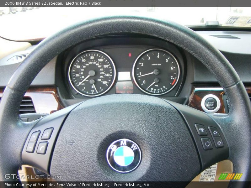 Electric Red / Black 2006 BMW 3 Series 325i Sedan