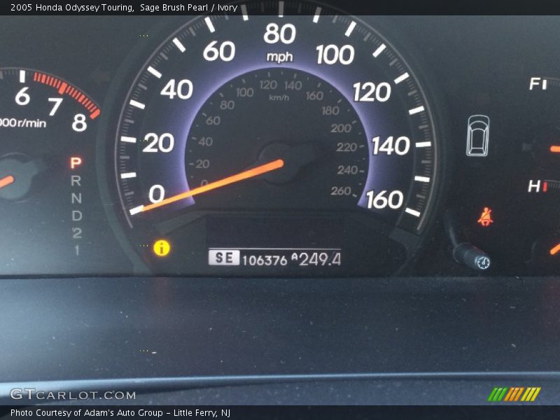 Sage Brush Pearl / Ivory 2005 Honda Odyssey Touring