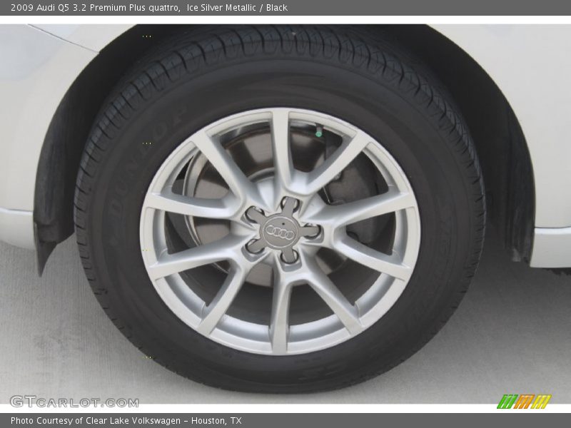 Ice Silver Metallic / Black 2009 Audi Q5 3.2 Premium Plus quattro