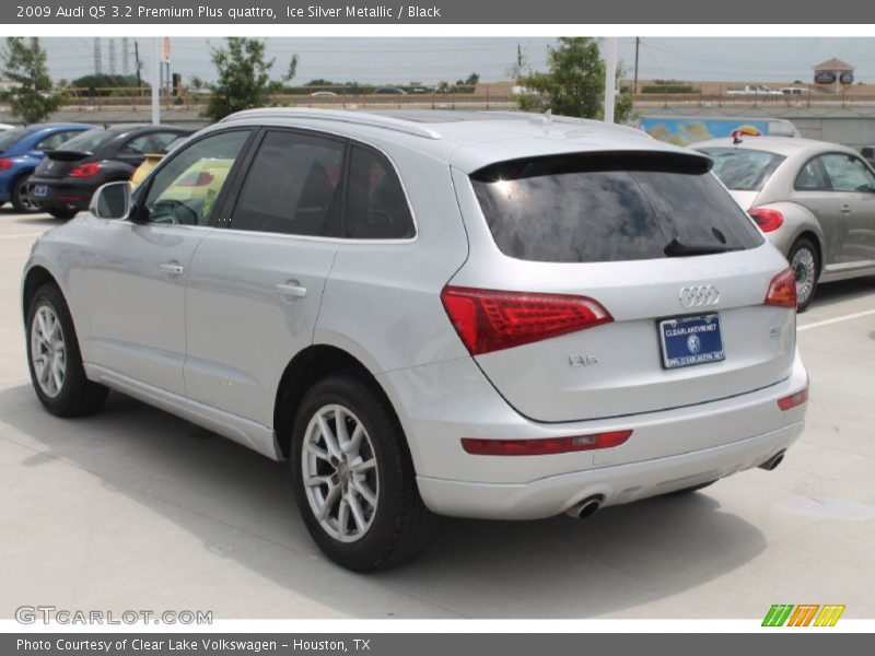 Ice Silver Metallic / Black 2009 Audi Q5 3.2 Premium Plus quattro