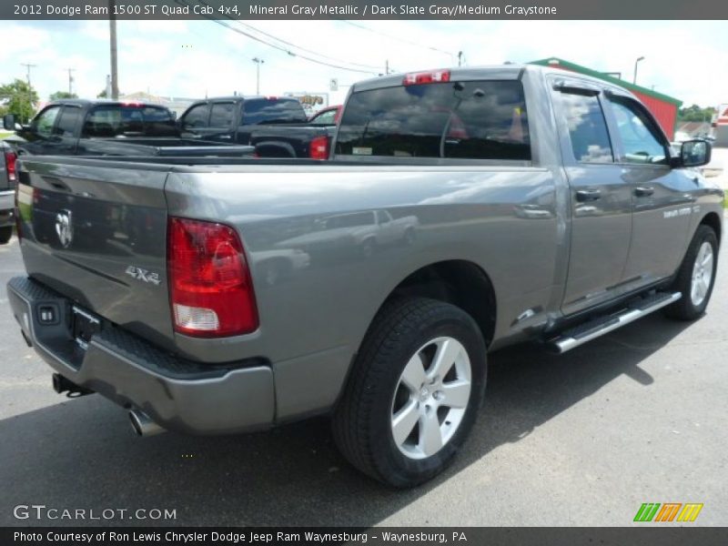 Mineral Gray Metallic / Dark Slate Gray/Medium Graystone 2012 Dodge Ram 1500 ST Quad Cab 4x4