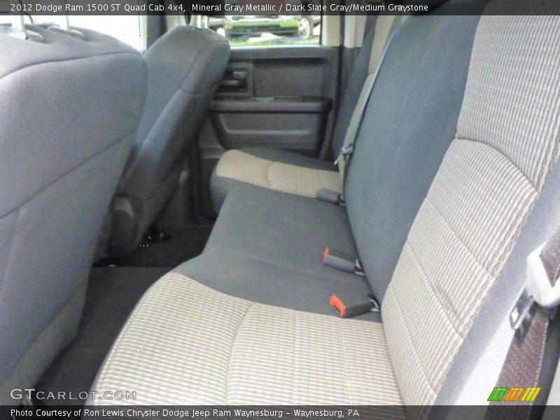 Mineral Gray Metallic / Dark Slate Gray/Medium Graystone 2012 Dodge Ram 1500 ST Quad Cab 4x4