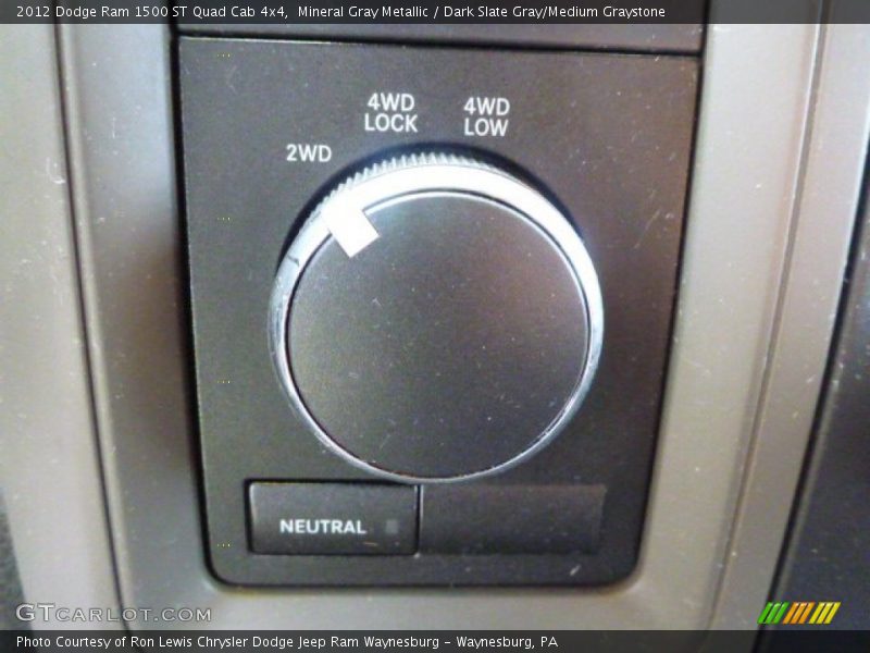Mineral Gray Metallic / Dark Slate Gray/Medium Graystone 2012 Dodge Ram 1500 ST Quad Cab 4x4