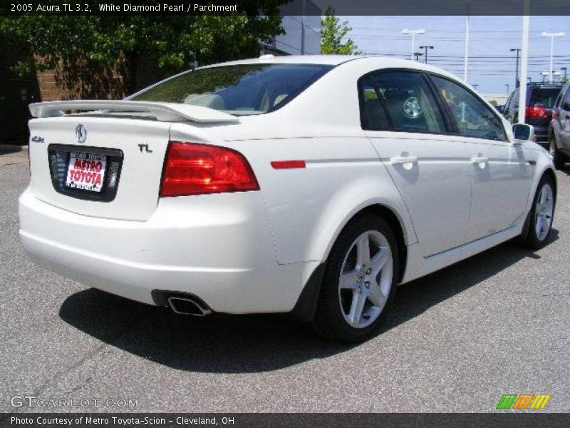 White Diamond Pearl / Parchment 2005 Acura TL 3.2