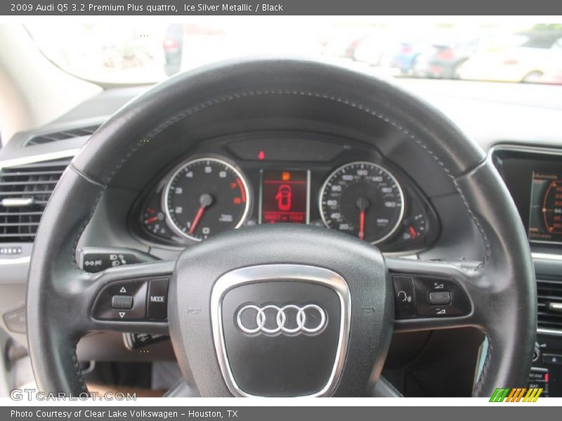 Ice Silver Metallic / Black 2009 Audi Q5 3.2 Premium Plus quattro