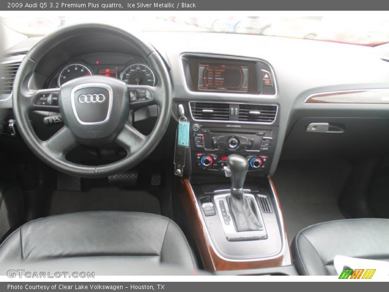 Ice Silver Metallic / Black 2009 Audi Q5 3.2 Premium Plus quattro