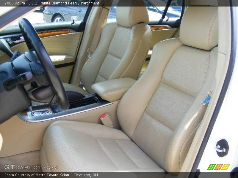 White Diamond Pearl / Parchment 2005 Acura TL 3.2