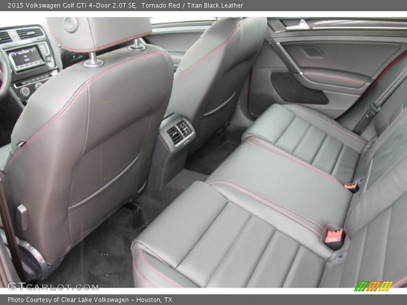 Rear Seat of 2015 Golf GTI 4-Door 2.0T SE
