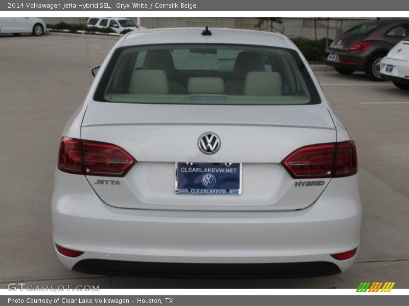 Oryx White / Cornsilk Beige 2014 Volkswagen Jetta Hybrid SEL
