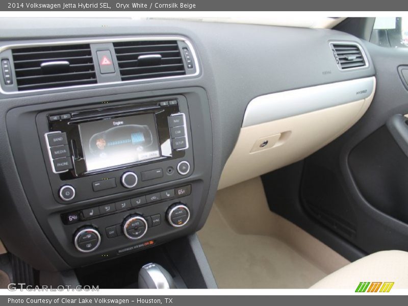 Oryx White / Cornsilk Beige 2014 Volkswagen Jetta Hybrid SEL