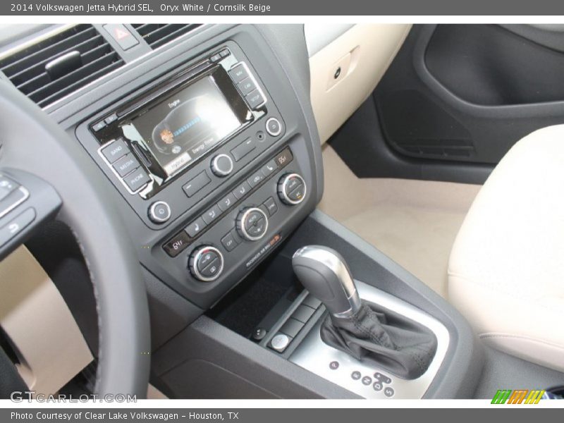 Oryx White / Cornsilk Beige 2014 Volkswagen Jetta Hybrid SEL