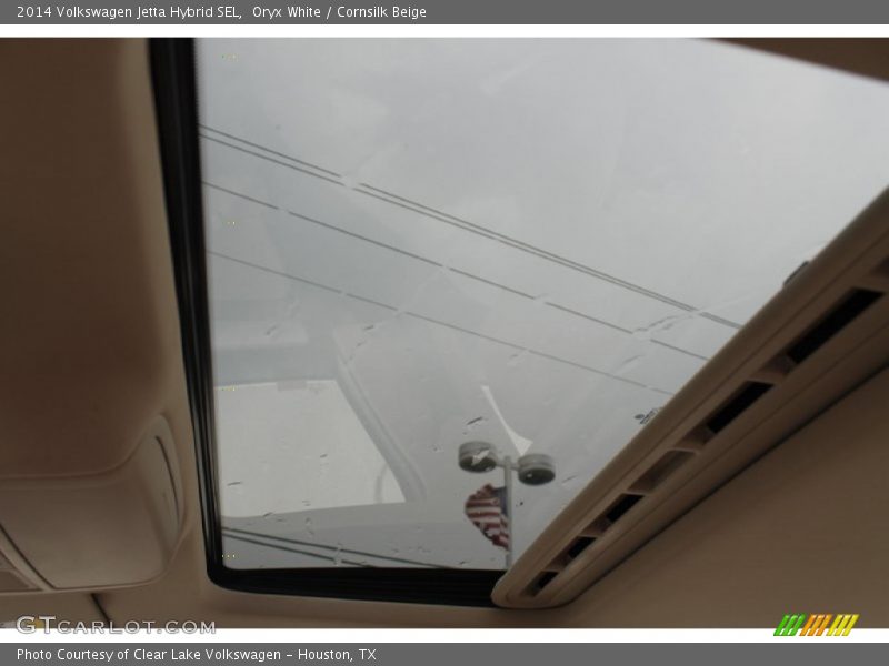 Oryx White / Cornsilk Beige 2014 Volkswagen Jetta Hybrid SEL