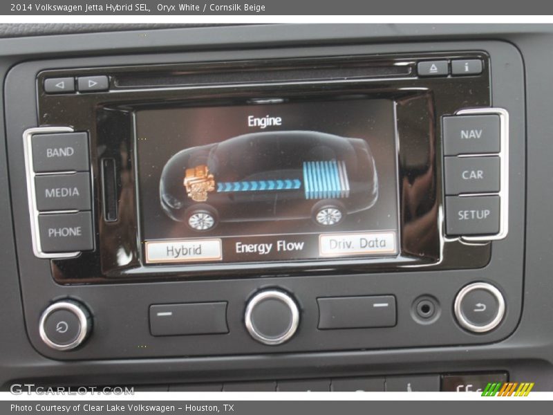 Oryx White / Cornsilk Beige 2014 Volkswagen Jetta Hybrid SEL