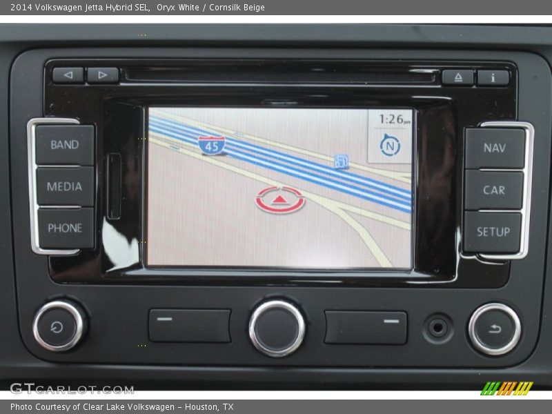 Oryx White / Cornsilk Beige 2014 Volkswagen Jetta Hybrid SEL