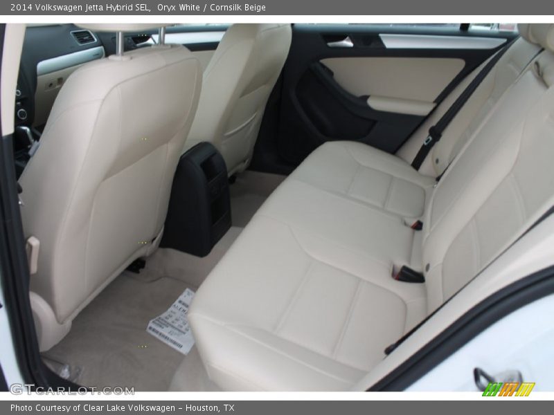 Oryx White / Cornsilk Beige 2014 Volkswagen Jetta Hybrid SEL