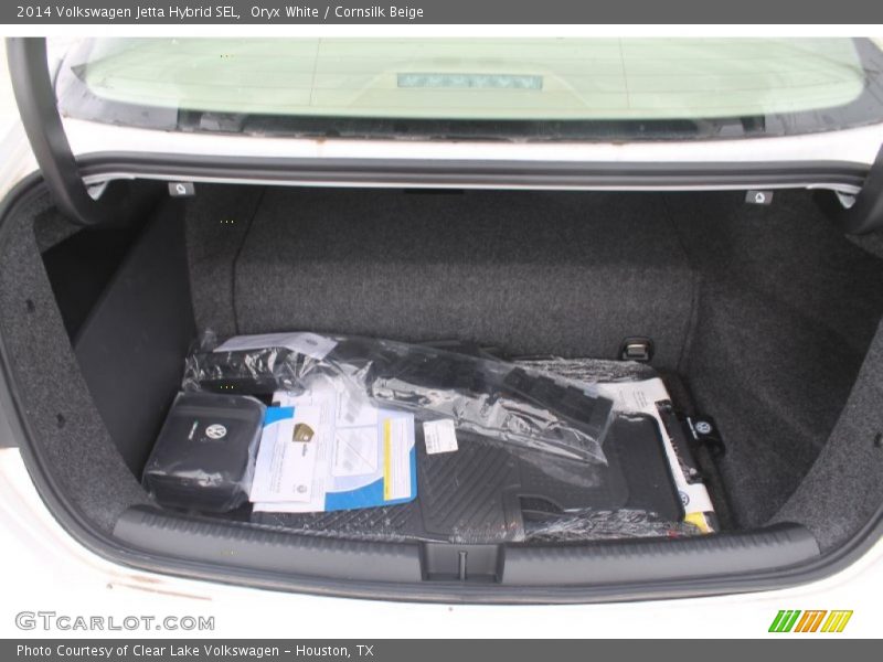 Oryx White / Cornsilk Beige 2014 Volkswagen Jetta Hybrid SEL