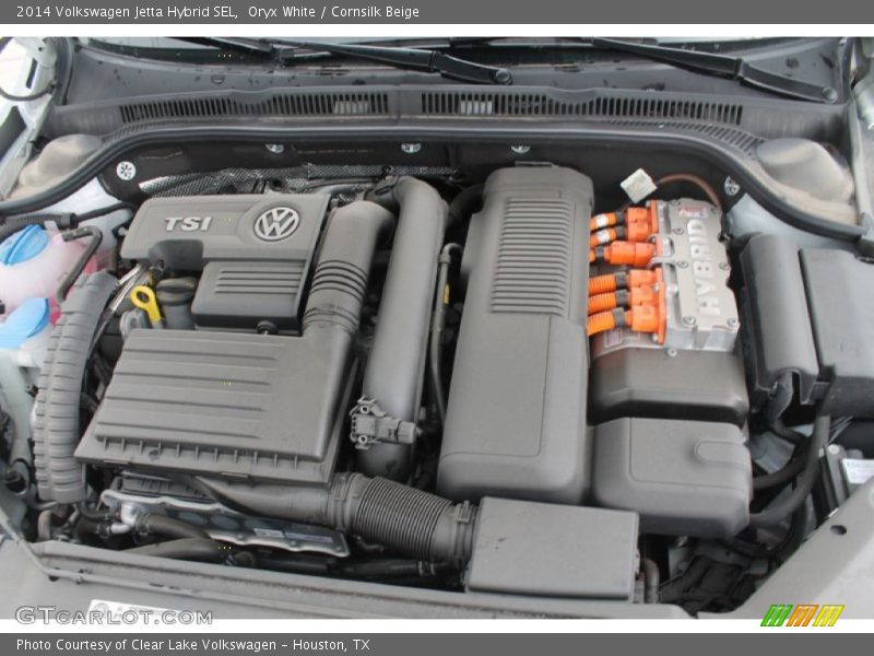  2014 Jetta Hybrid SEL Engine - 1.4 Liter Turbocharged Stratified Injection DOHC 16-Valve 4 Cylinder Gasoline/Electric Hybrid