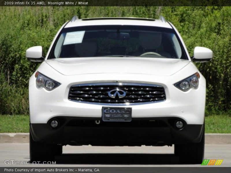 Moonlight White / Wheat 2009 Infiniti FX 35 AWD