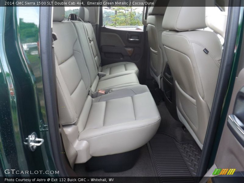 Emerald Green Metallic / Cocoa/Dune 2014 GMC Sierra 1500 SLT Double Cab 4x4