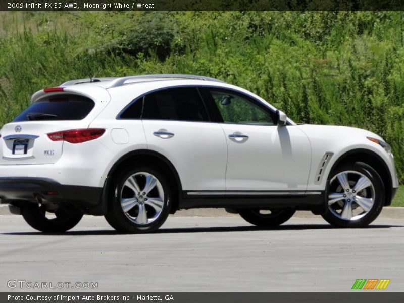 Moonlight White / Wheat 2009 Infiniti FX 35 AWD