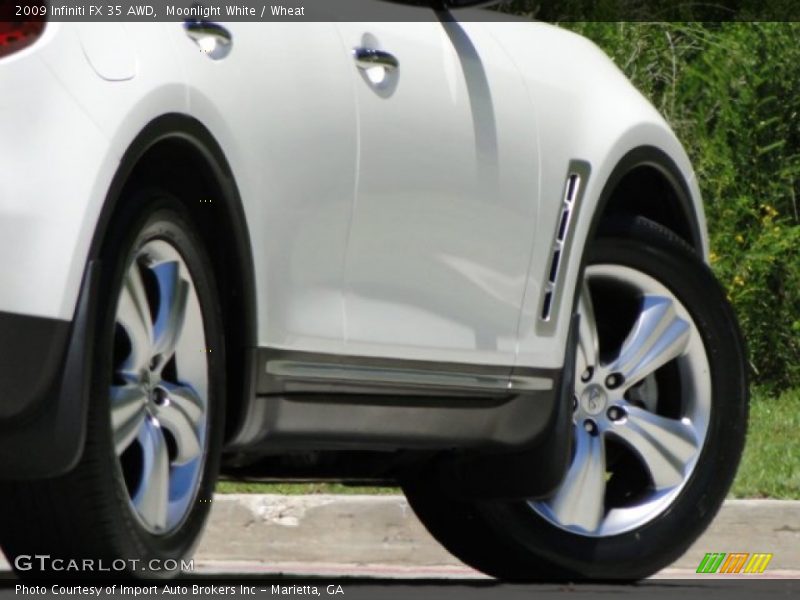 Moonlight White / Wheat 2009 Infiniti FX 35 AWD