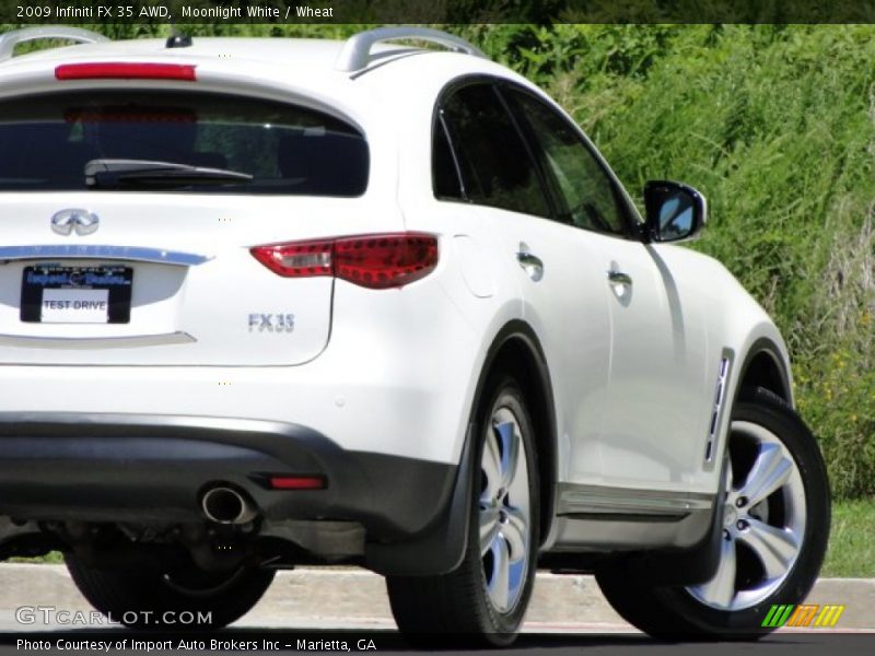 Moonlight White / Wheat 2009 Infiniti FX 35 AWD