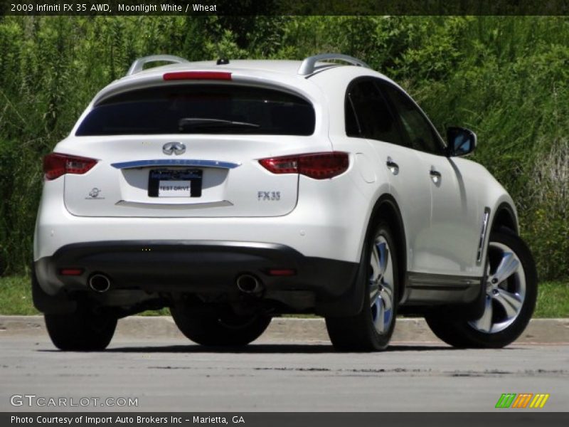 Moonlight White / Wheat 2009 Infiniti FX 35 AWD