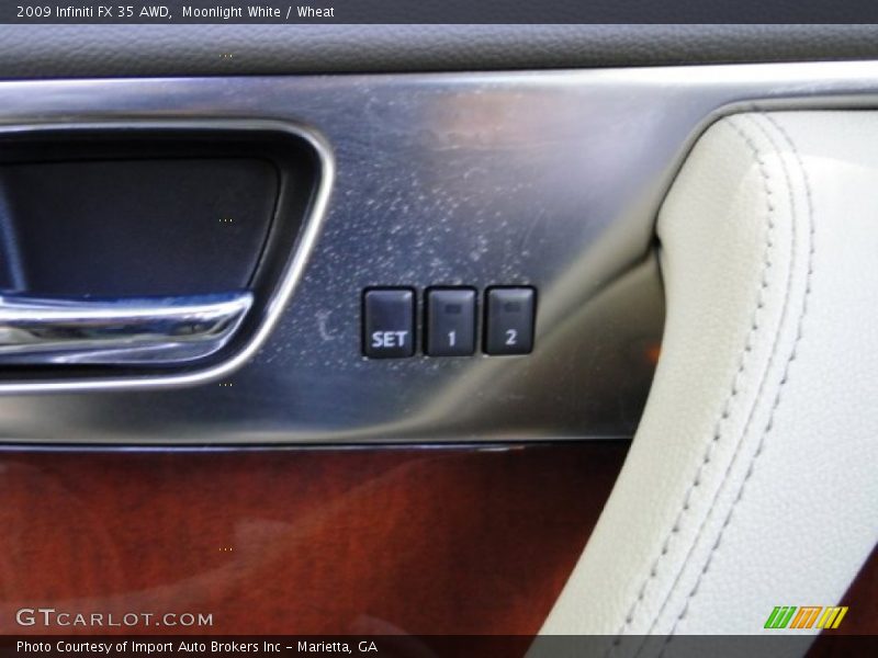 Moonlight White / Wheat 2009 Infiniti FX 35 AWD