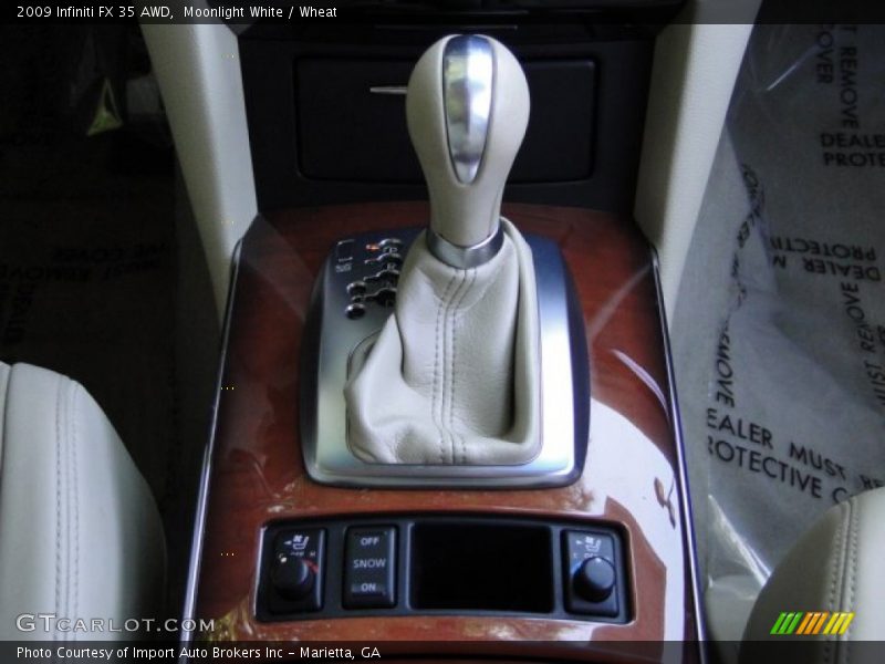 Moonlight White / Wheat 2009 Infiniti FX 35 AWD