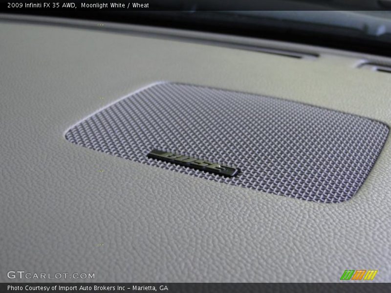 Moonlight White / Wheat 2009 Infiniti FX 35 AWD
