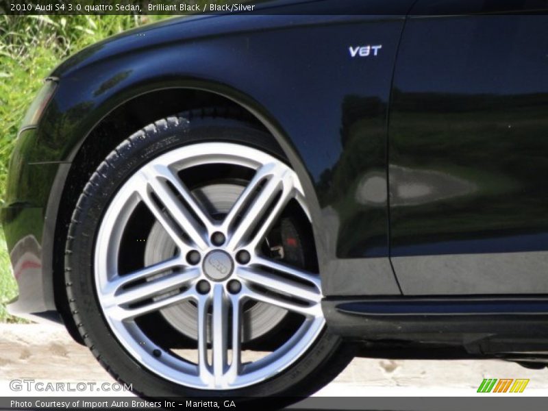 Brilliant Black / Black/Silver 2010 Audi S4 3.0 quattro Sedan