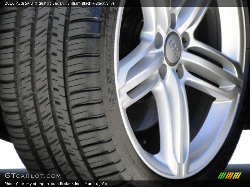 Brilliant Black / Black/Silver 2010 Audi S4 3.0 quattro Sedan