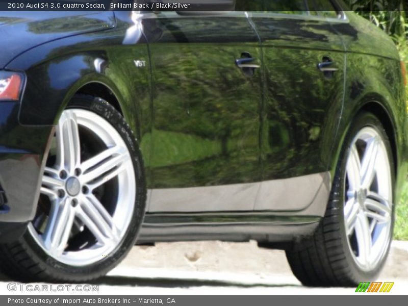 Brilliant Black / Black/Silver 2010 Audi S4 3.0 quattro Sedan