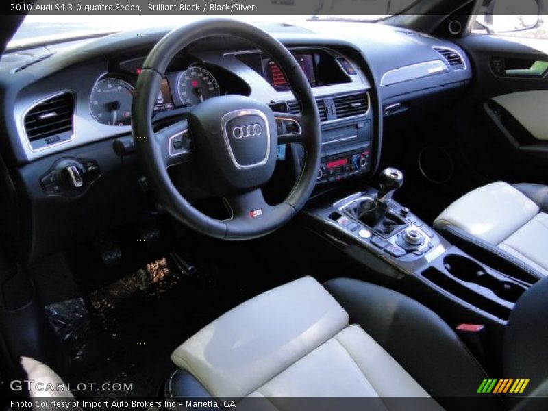 Black/Silver Interior - 2010 S4 3.0 quattro Sedan 