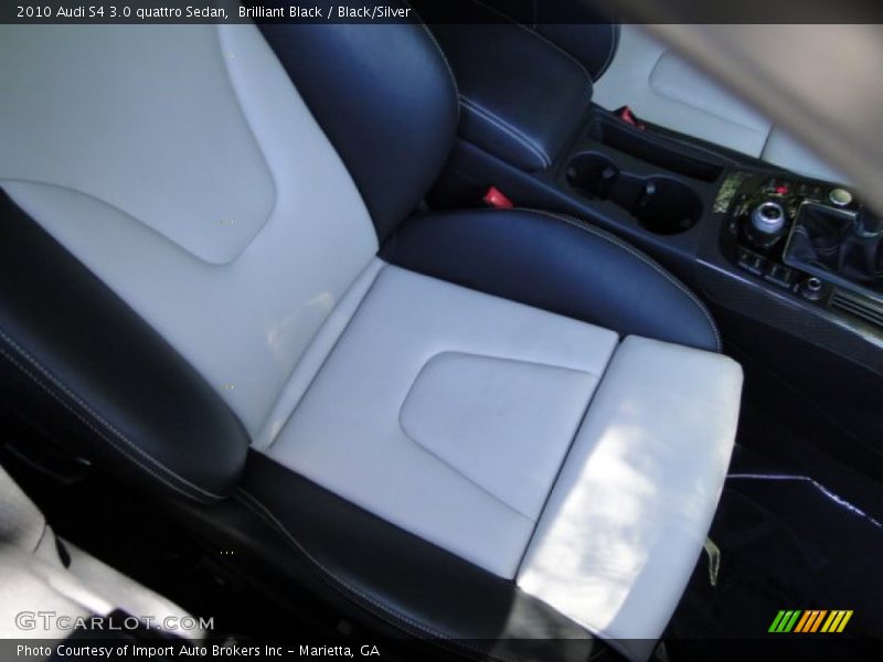 Brilliant Black / Black/Silver 2010 Audi S4 3.0 quattro Sedan