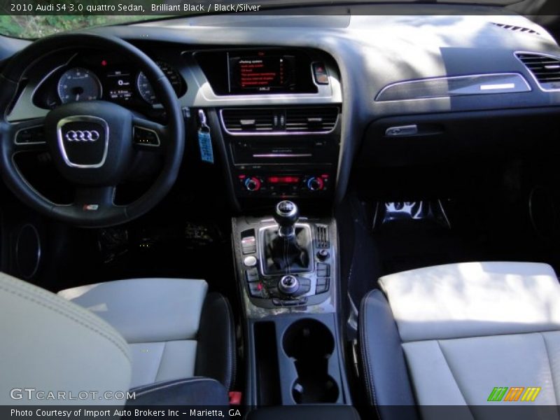 Brilliant Black / Black/Silver 2010 Audi S4 3.0 quattro Sedan