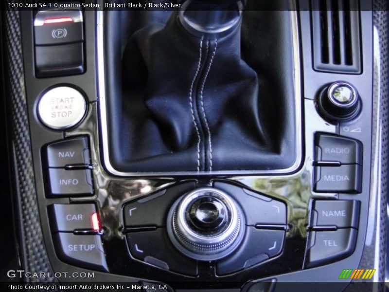 Controls of 2010 S4 3.0 quattro Sedan