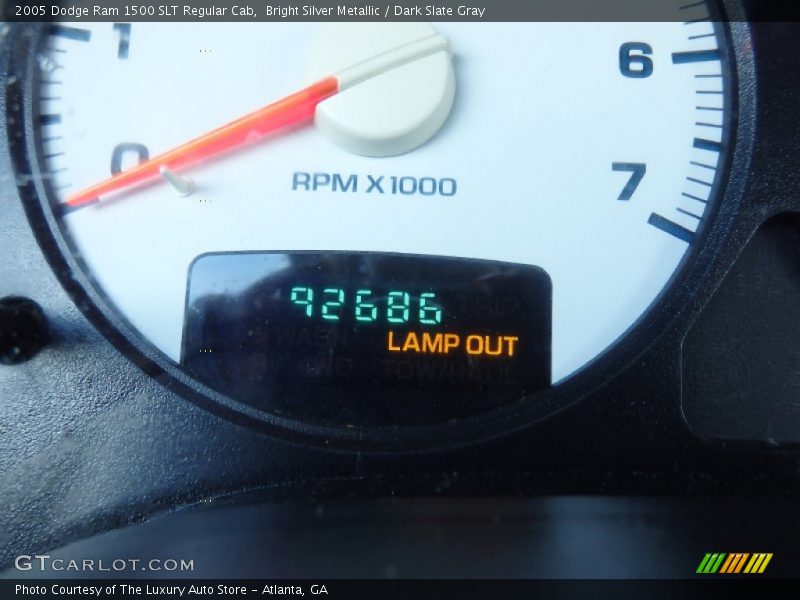 Bright Silver Metallic / Dark Slate Gray 2005 Dodge Ram 1500 SLT Regular Cab
