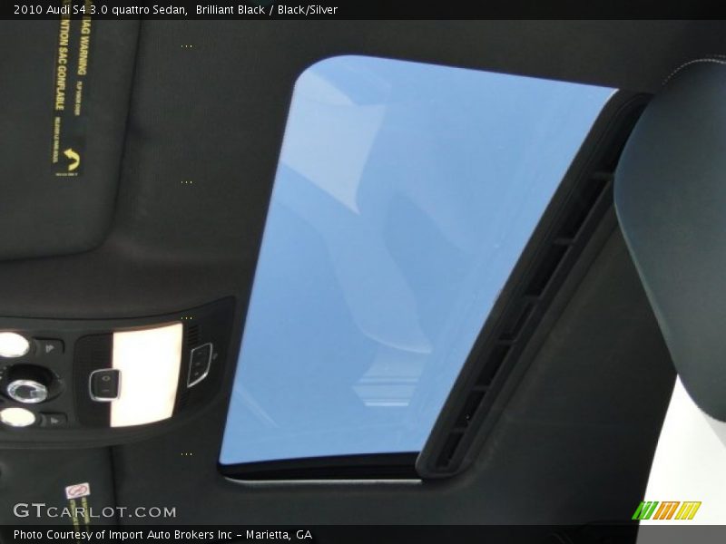 Brilliant Black / Black/Silver 2010 Audi S4 3.0 quattro Sedan
