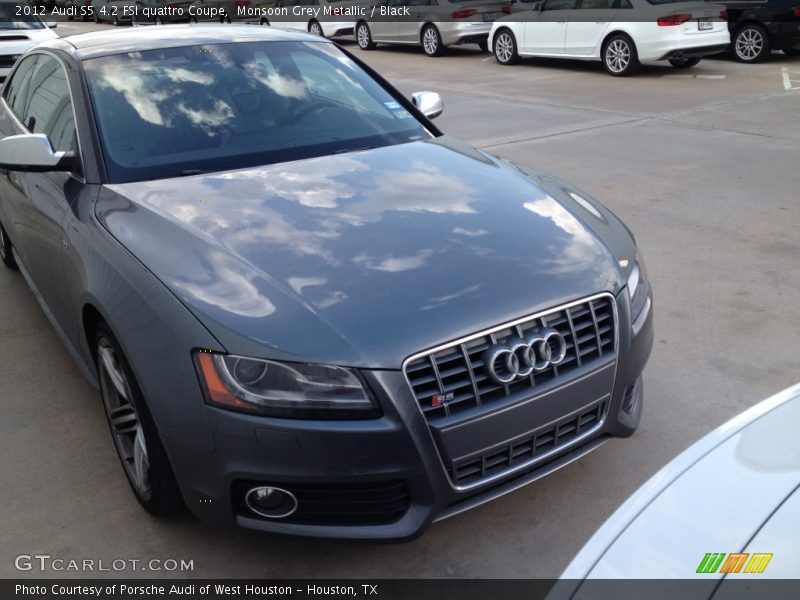 Monsoon Grey Metallic / Black 2012 Audi S5 4.2 FSI quattro Coupe