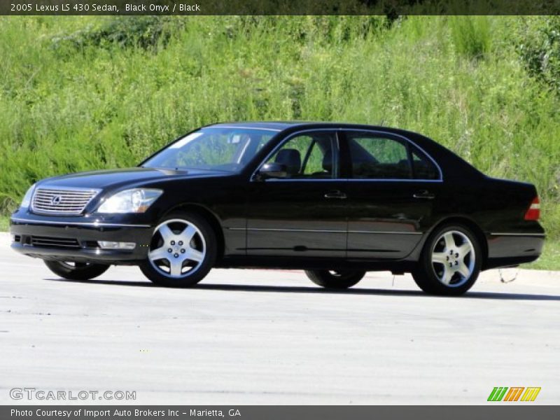 Black Onyx / Black 2005 Lexus LS 430 Sedan