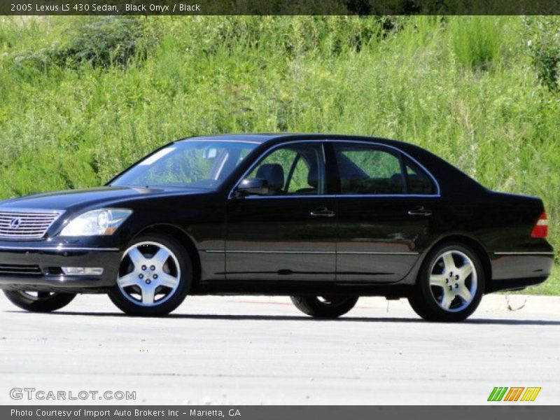 Black Onyx / Black 2005 Lexus LS 430 Sedan