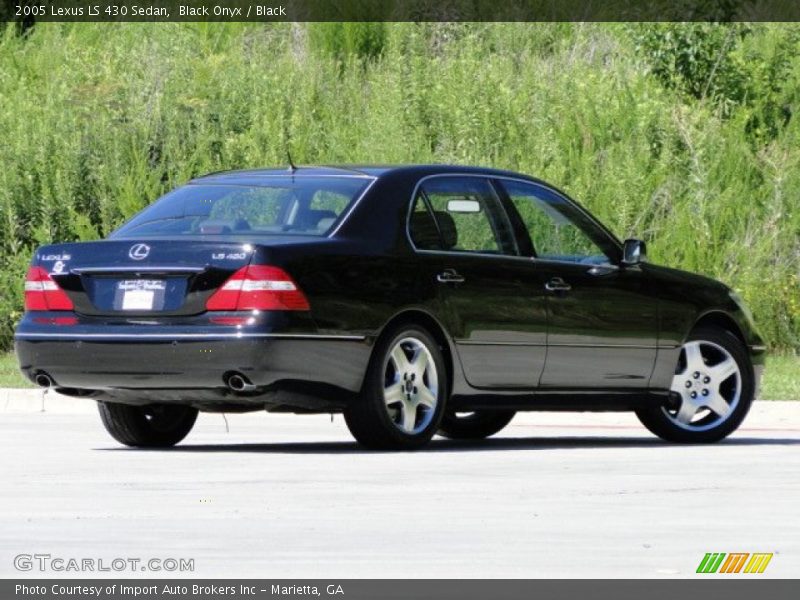 Black Onyx / Black 2005 Lexus LS 430 Sedan
