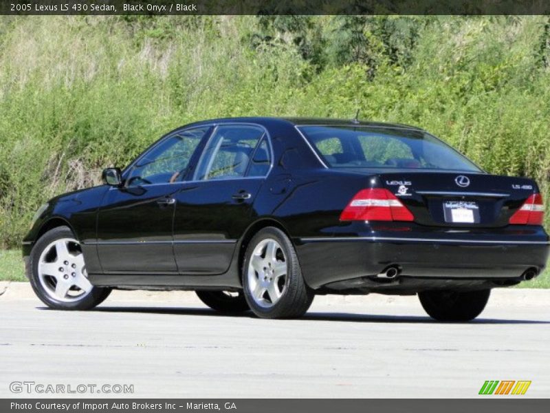 Black Onyx / Black 2005 Lexus LS 430 Sedan