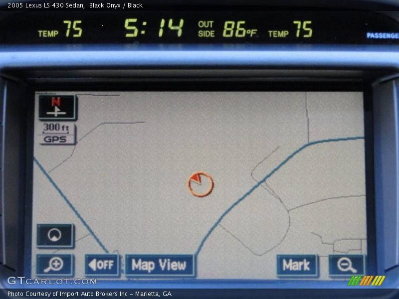 Navigation of 2005 LS 430 Sedan
